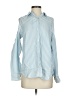 Rails 100% Lyocell Stripes Blue Long Sleeve Blouse Size S - photo 1