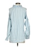 Rails 100% Lyocell Stripes Blue Long Sleeve Blouse Size S - photo 2