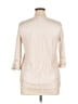 Onyx 100% Polyester Ivory 3/4 Sleeve Blouse Size XL - photo 2