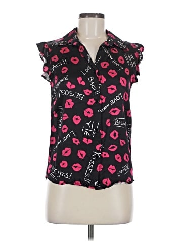 Love Moschino Sleeveless Button-Down Shirt (view 1)