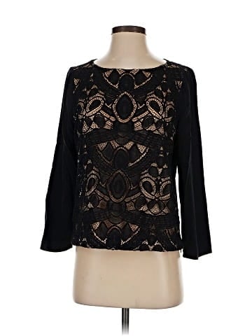 Twelfth Street by Cynthia Vincent 3/4 Sleeve Top (view 1)