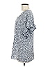 MICHAEL Michael Kors Silver Short Sleeve Blouse Size M - photo 5