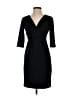 Donna Ricco Solid Black Cocktail Dress Size 2 (petite) - photo 1