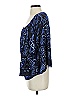 Parker Blue 3/4 Sleeve Blouse Size S - photo 5