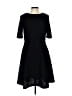 Julia Jordan Chevron-herringbone Black Casual Dress Size 10 - photo 1