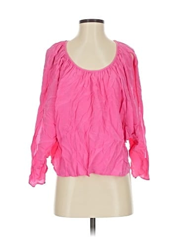 Jay Godfrey 3/4 Sleeve Silk Top (view 1)