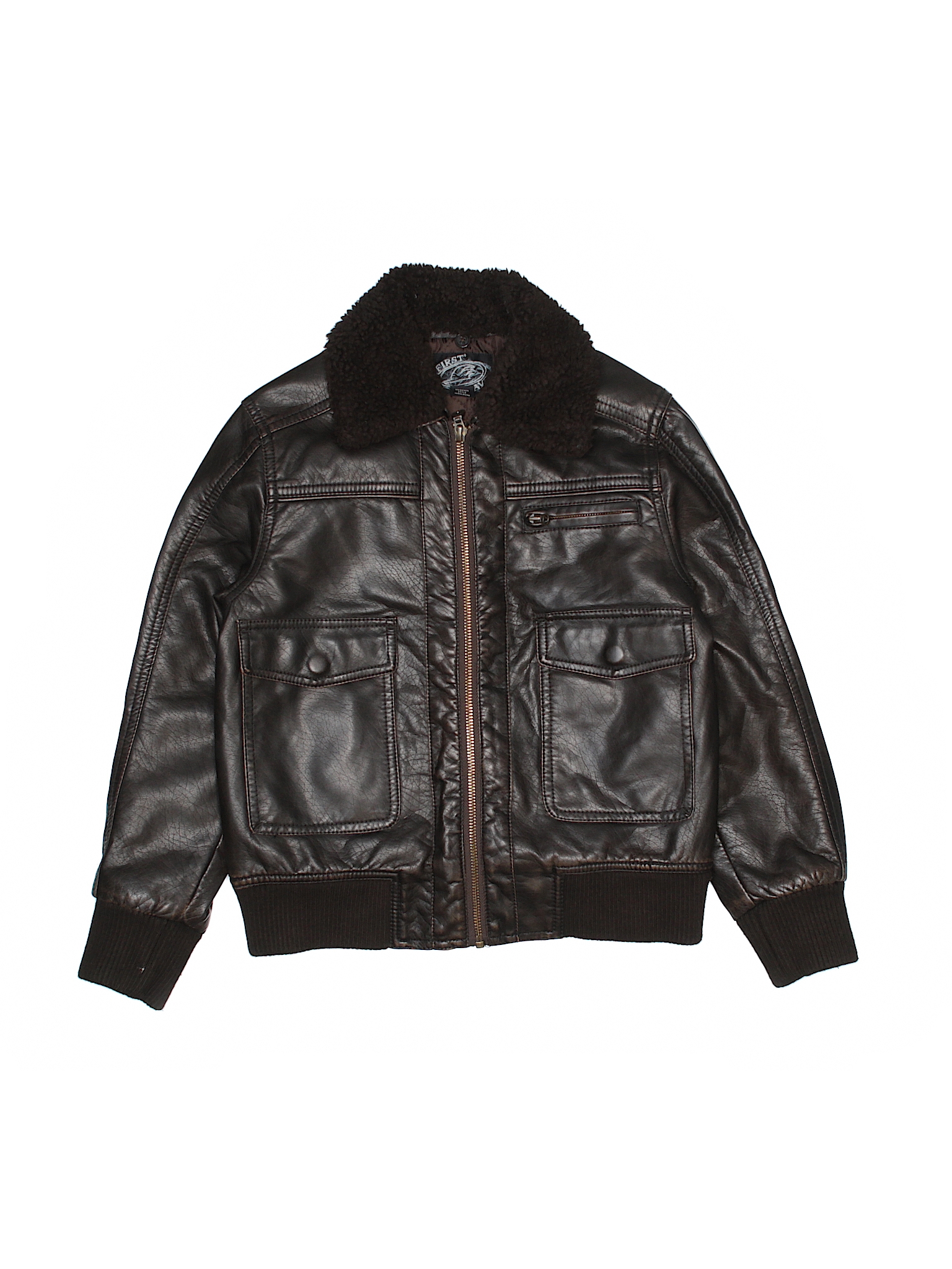 thredup leather jacket