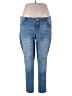 Assorted Brands Solid Blue Jeans Size 18 - photo 1