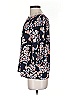 J.Jill Blue 3/4 Sleeve Blouse Size S - photo 5