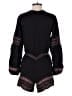 Ann Taylor LOFT Chevron-herringbone Black Romper Size XS - photo 2