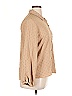 Khaadi 100% Polyester Polka Dots Tan Long Sleeve Blouse Size L - photo 4
