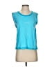 Wildfox 100% Cotton Teal Sleeveless Blouse Size XS - photo 1