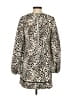 LDT Animal Print Ivory Tan Casual Dress Size 0 - photo 2
