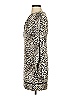 LDT Animal Print Ivory Tan Casual Dress Size 0 - photo 5