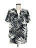 Torrid Black Short Sleeve Blouse Size Med Plus (00) - photo 1