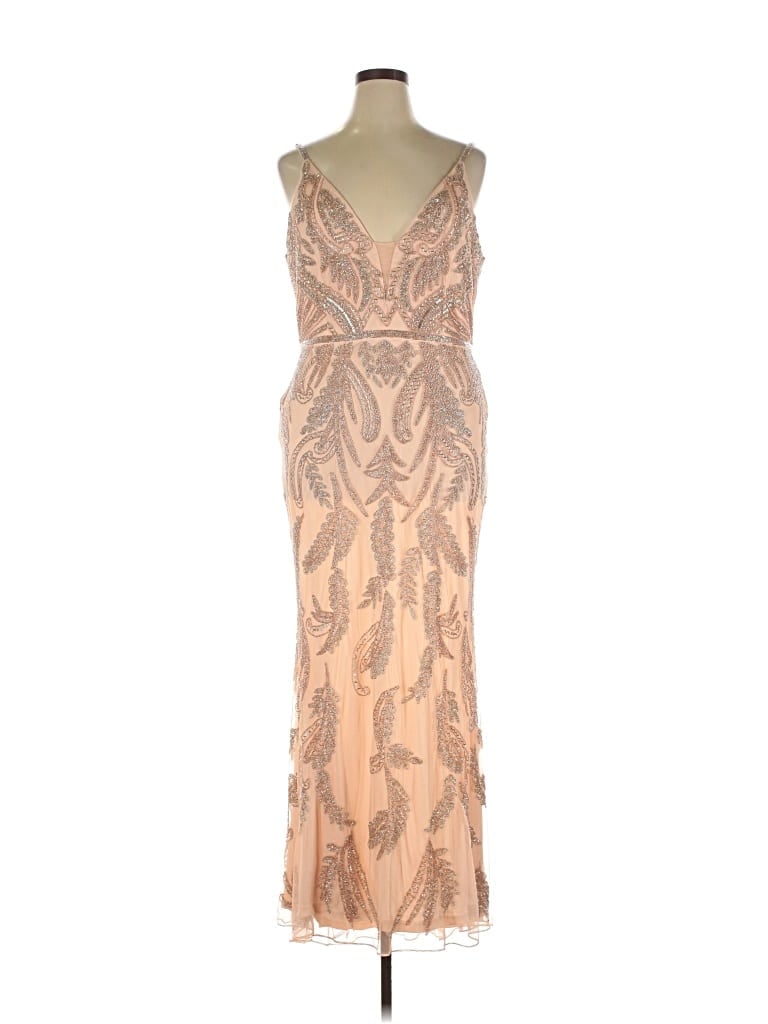 Pre-owned Mac Duggal Cocktail Dress In Pink