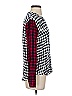 Soft Joie 100% Rayon Checkered-gingham Red Long Sleeve Blouse Size XS - photo 4