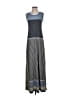 Max Studio Graphic Blue Casual Dress Size XS - photo 1