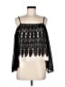 Jealous Tomato 100% Polymide Black Sleeveless Blouse Size M - photo 1