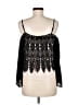 Jealous Tomato 100% Polymide Black Sleeveless Blouse Size M - photo 2