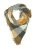 Assorted Brands 100% Polyester Plaid Brown Orange Scarf One size - photo 1