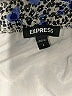 Express 100% Polyester Paisley Blue Casual Dress Size S - photo 7