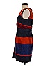Ann Taylor LOFT 100% Polyester Color Block Blue Casual Dress Size 0 - photo 5