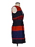 Ann Taylor LOFT 100% Polyester Color Block Blue Casual Dress Size 0 - photo 4