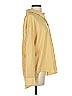 Allison Joy 100% Polyester Stripes Yellow Long Sleeve Blouse Size XS - photo 4