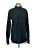 Operations 100% Cotton Plaid Green Long Sleeve Button-Down Shirt Size S - photo 1