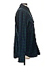 Operations 100% Cotton Plaid Green Long Sleeve Button-Down Shirt Size S - photo 4