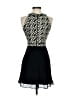 R + J 100% Polyester Argyle Black Cocktail Dress Size XS - photo 2