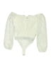 Guess 100% Polyester Ivory Bodysuit Size S - photo 2