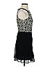 R + J 100% Polyester Argyle Black Cocktail Dress Size XS - photo 4