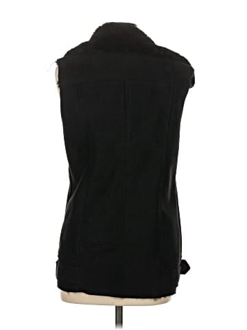 Trafaluc by Zara Faux Fur Vest (view 2)