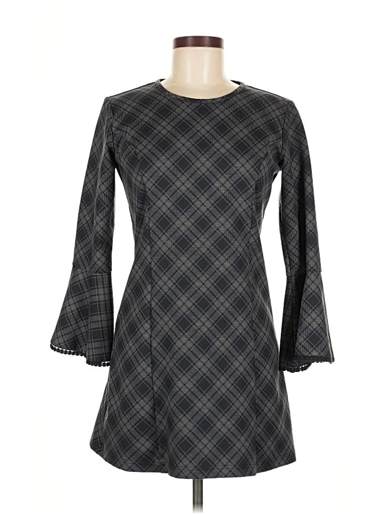 Pre-owned Slate & Willow Casual Dress In Gray