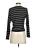 Caution to the Wind Gray Black Long Sleeve Top Size S - photo 2