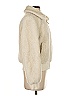 Gap 100% Polyester Ivory Faux Fur Jacket Size S - photo 4