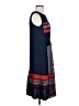 BCBGMAXAZRIA 100% Polyester Graphic Blue Casual Dress Size XXS - photo 4