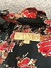 byTiMo 100% Viscose Floral Black Long Sleeve Blouse Size S - photo 7