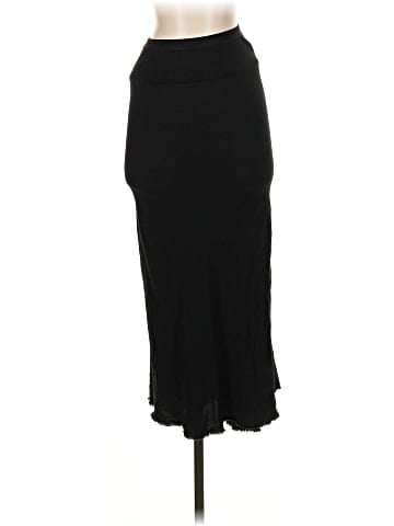Rick Owens Crepe Calf Bias Skirt (view 1)