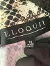 ELOQUII 100% Polyester Animal Print Silver Short Sleeve Blouse Size 24 - photo 7