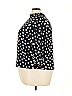 Scoop 100% Polyester Black 3/4 Sleeve Blouse Size 3X - photo 5