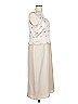Alfred Angelo 100% Polyester Ivory Tan Cocktail Dress Size L (estimated) - photo 4