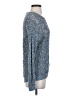 Eddie Bauer 100% Cotton Tweed Blue Pullover Sweater Size XS - photo 4