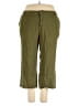 Assorted Brands 100% Rayon Solid Green Khakis Size 3X - photo 1