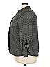 Croft & Barrow 100% Polyester Houndstooth Gray Long Sleeve Blouse Size XXL - photo 5