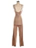Lovers + Friends Metallic Tan Jumpsuit Size XS - photo 2
