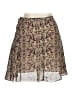 Studio JPR 100% Polyester Paisley Ivory Brown Casual Skirt Size 16 - photo 2