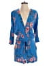 LOFT Beach Paisley Blue Romper Size S - photo 1